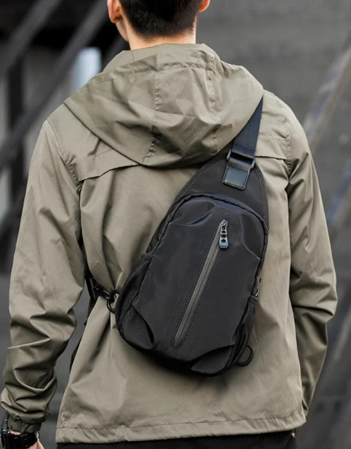 Aesthetic Sling Bag | Cyber Techwear Black