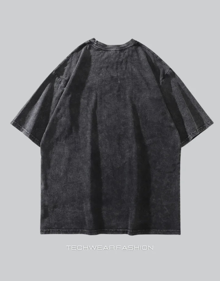 Techwear Vintage Skeleton Shirt