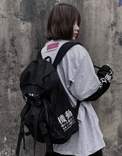 Black Techwear Backpack