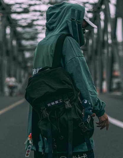 Black Techwear Backpack