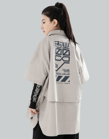 Techwear Cyberpunk Kimono