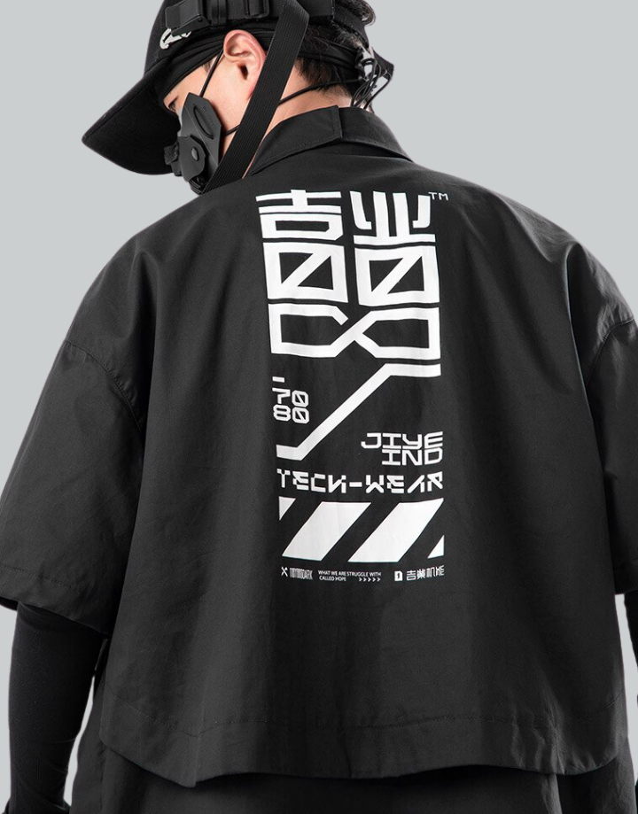 Techwear Cyberpunk Kimono