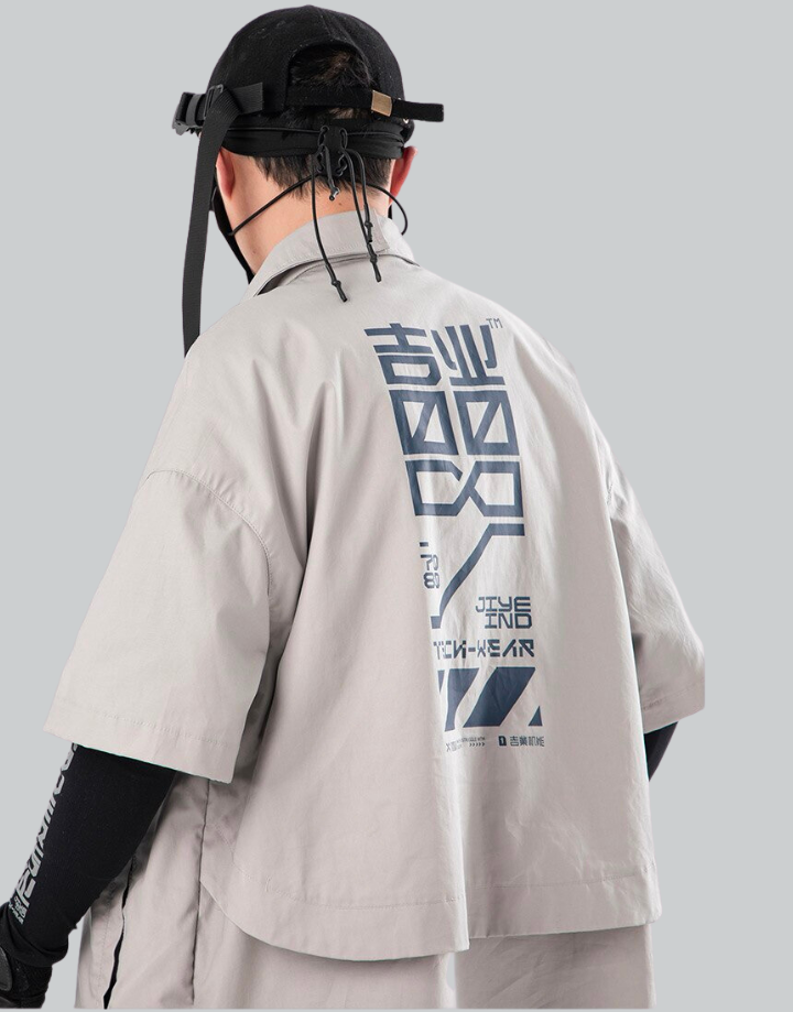 Techwear Cyberpunk Kimono