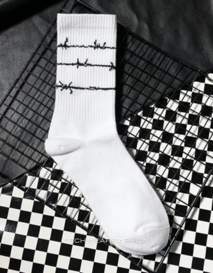 Barbed Wire Socks