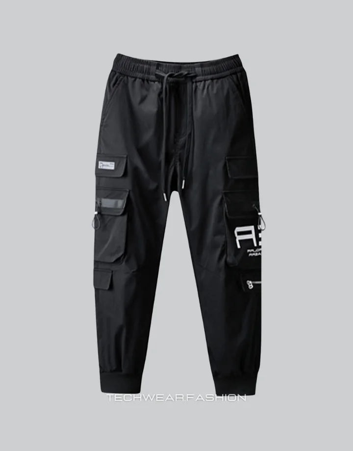 Black Cargo Pants Streetwear