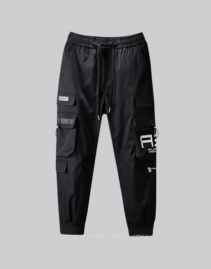 Black Cargo Pants Streetwear