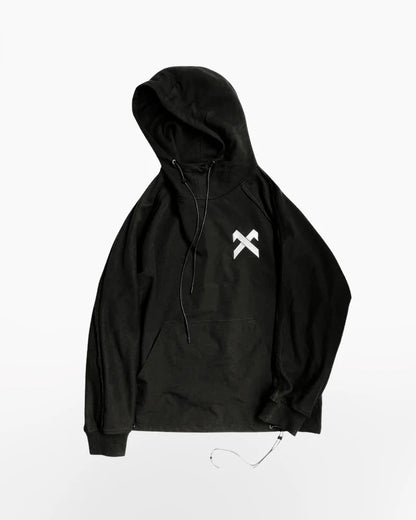 Black Techwear Hoodie