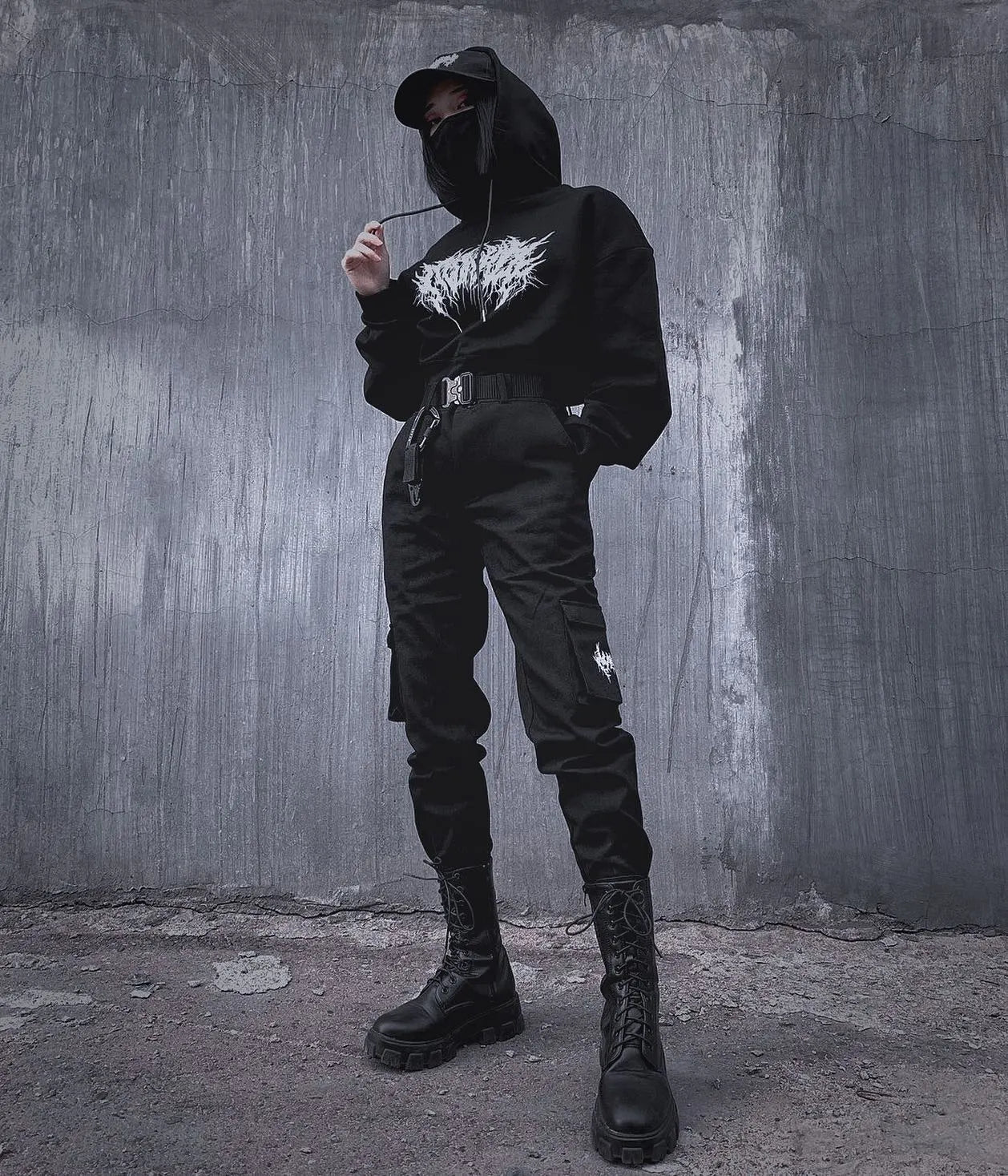 Goth techwear