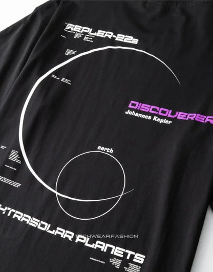 Oversized Techwear Cyberpunk Style T-Shirt