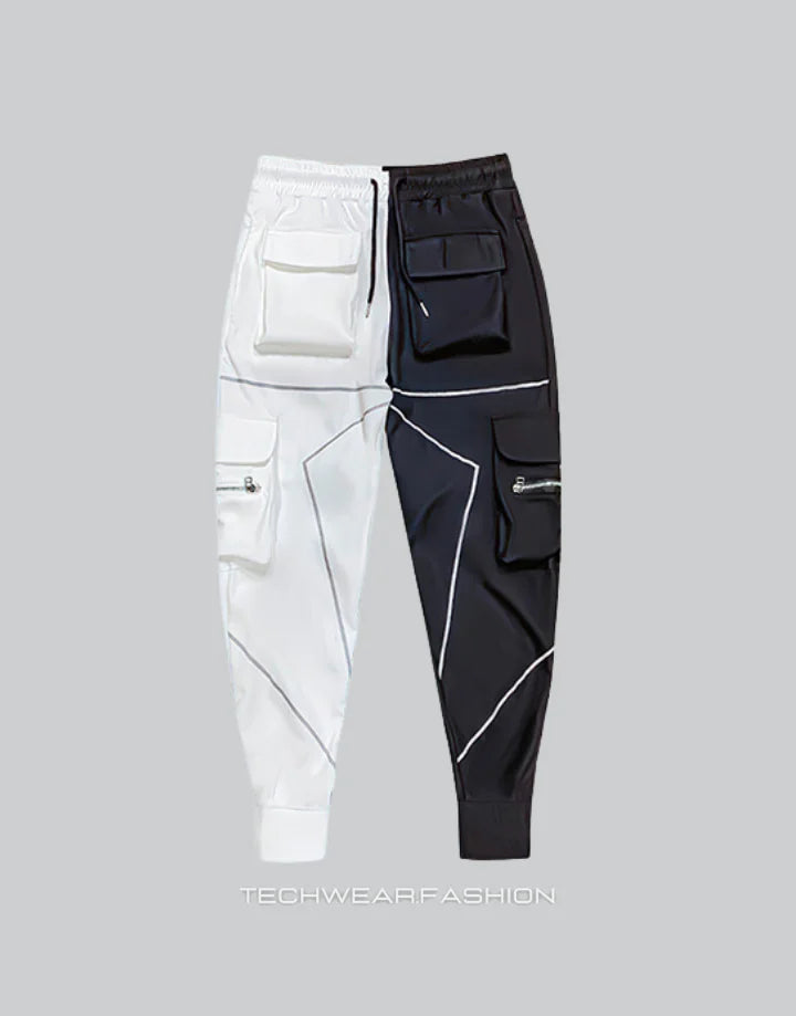 Streetwear Black and White Pants