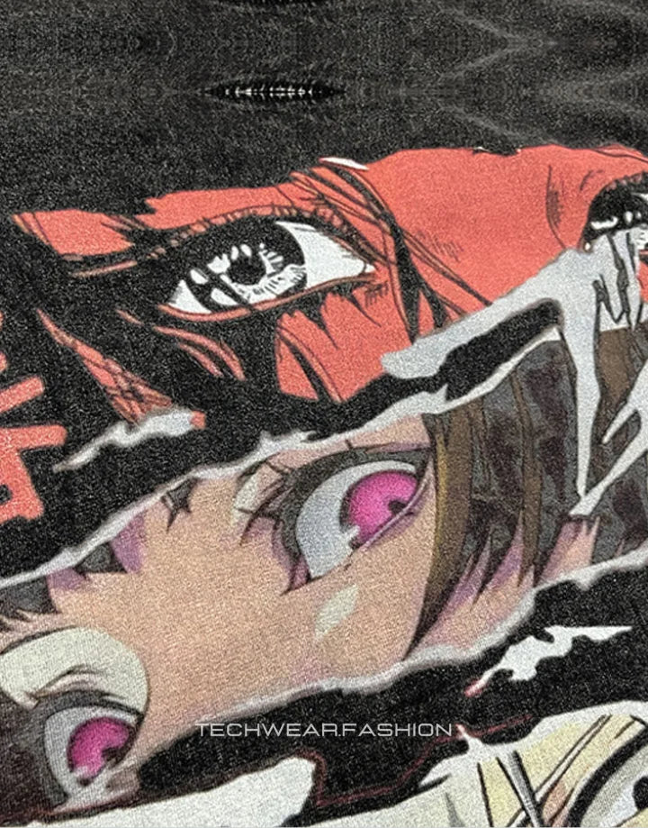 Techwear Anime Eyes Shirt