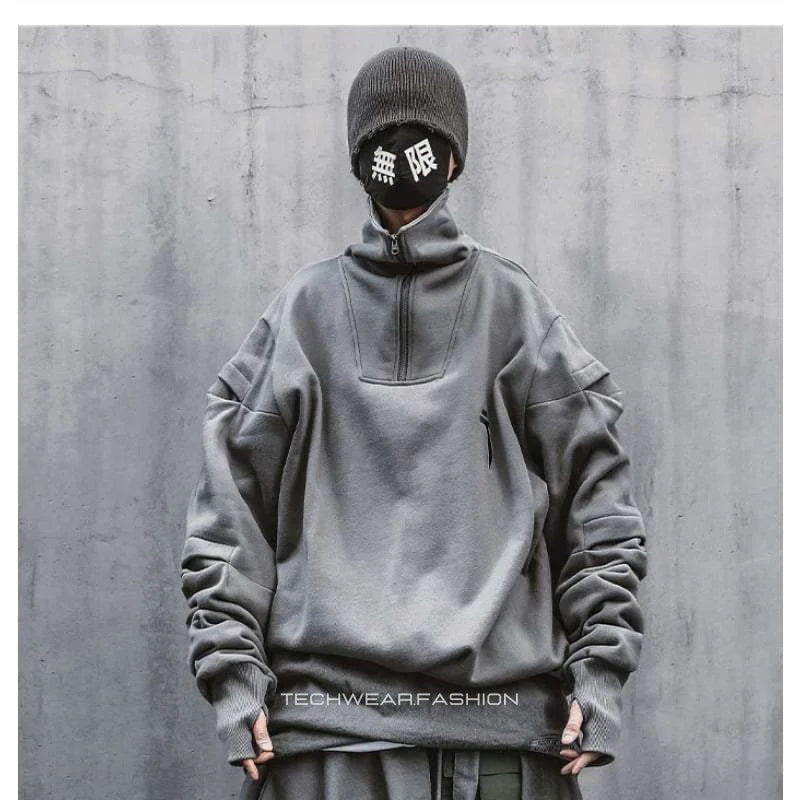 Techwear Biohazard pullover