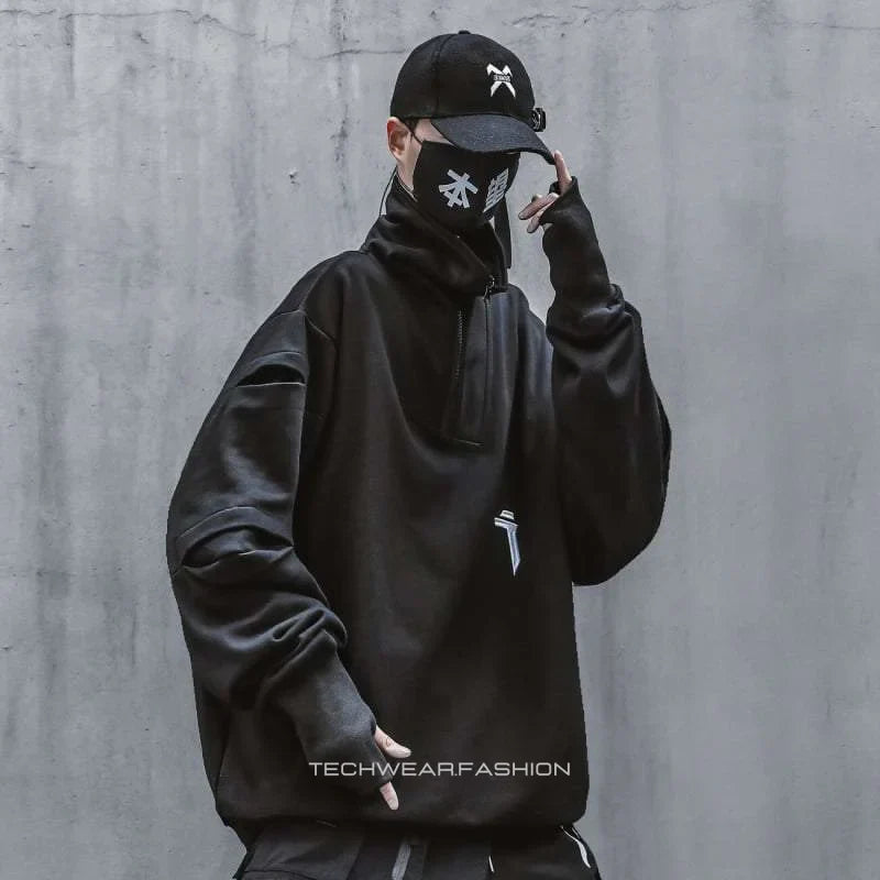 Techwear Biohazard pullover