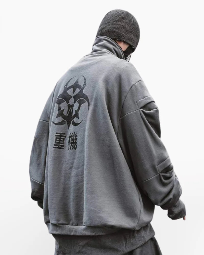 Techwear Biohazard pullover