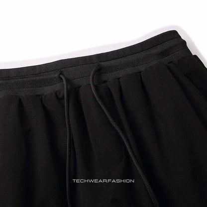 Techwear Black baggy joggers