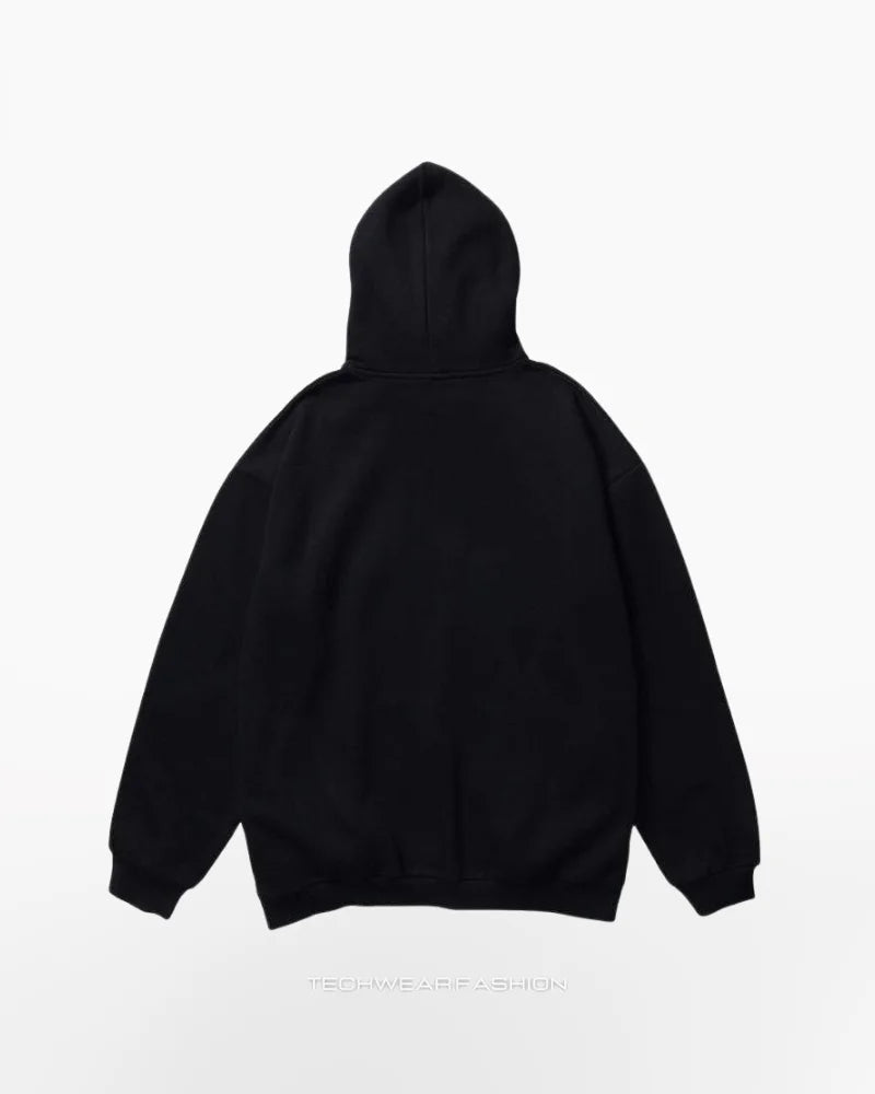 Techwear Black Butterfly Hoodie