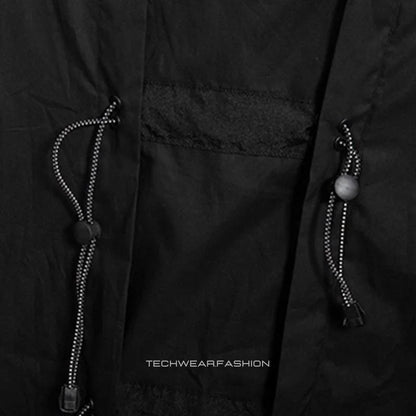 Techwear Black cargo shirt