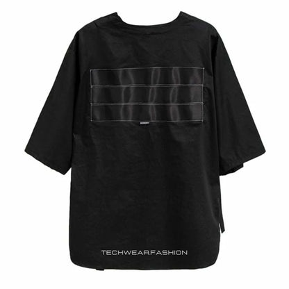 Techwear Black Oversized Shirt