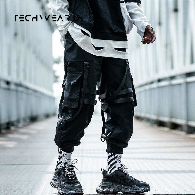 Techwear Black Pants