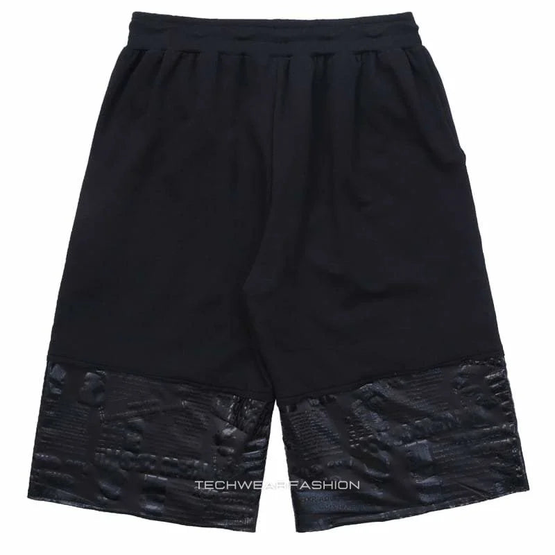 Techwear Black Shorts Streetwear