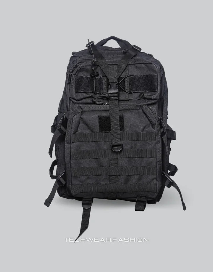 Techwear Black Tactical Backpack