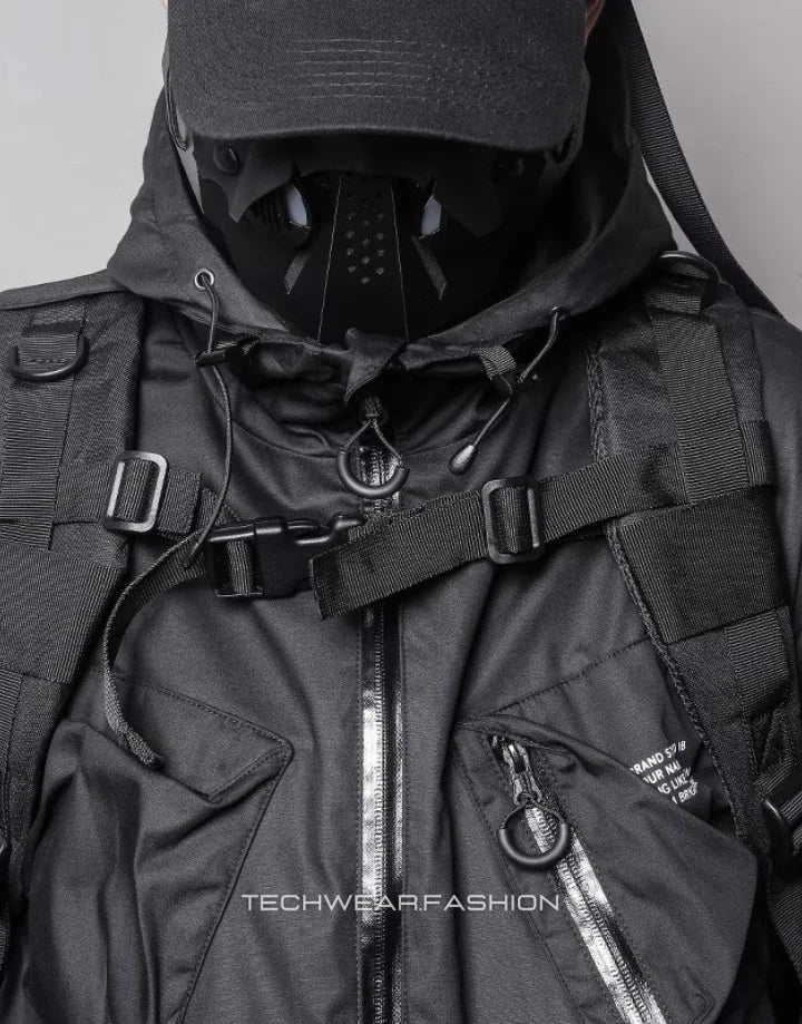 Techwear Black Tactical Backpack