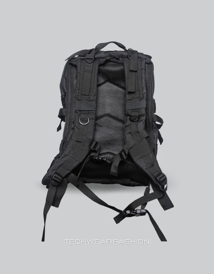 Techwear Black Tactical Backpack