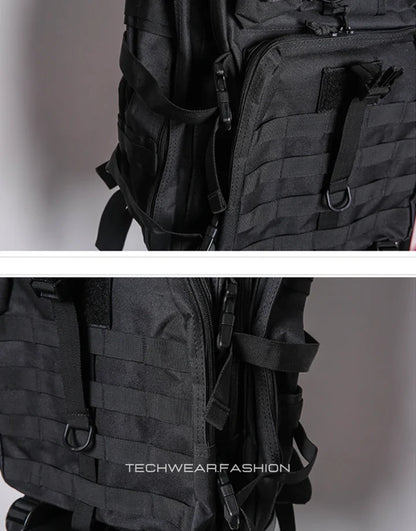 Techwear Black Tactical Backpack