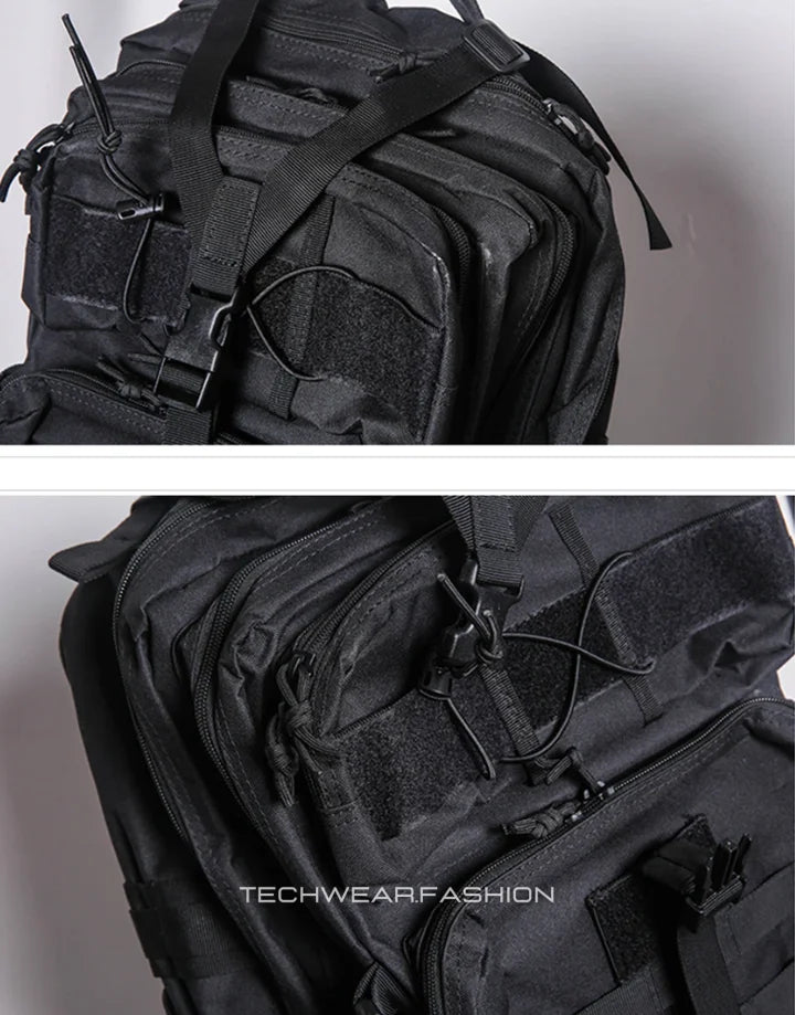 Techwear Black Tactical Backpack