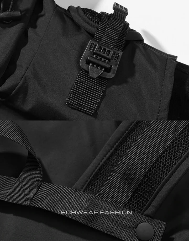 Techwear Black Tactical Hoodie