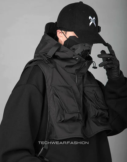 Techwear Black Tactical Hoodie