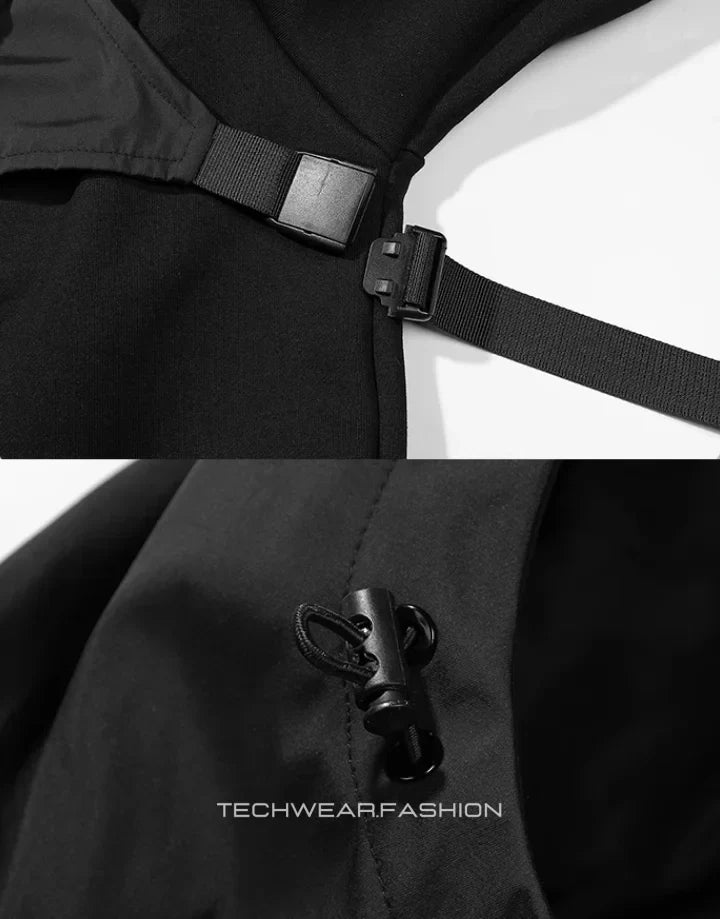 Techwear Black Tactical Hoodie