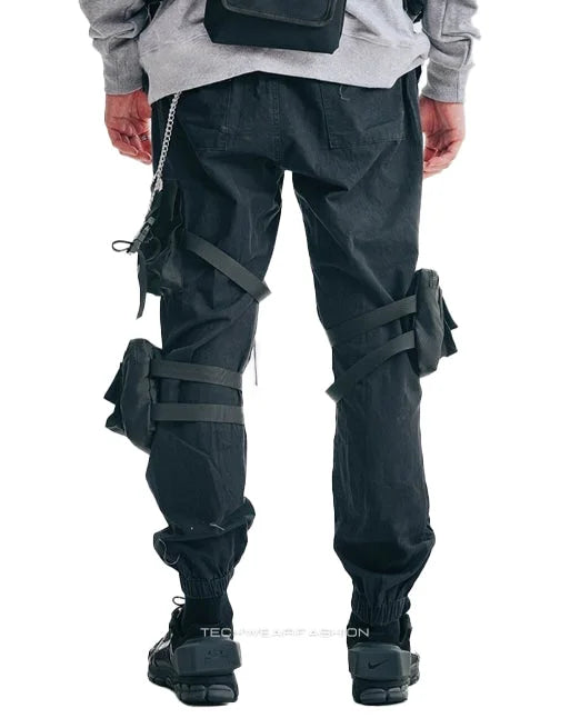 Techwear cargo 3D pockets pants