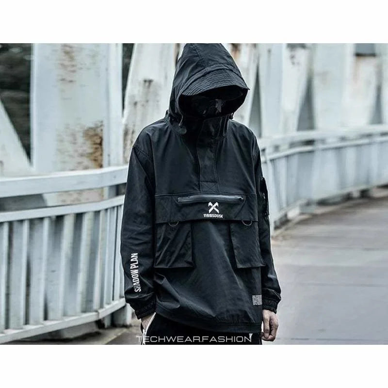 Techwear Cargo Pocket Jacket