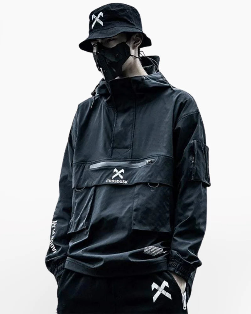 Techwear Cargo Pocket Jacket