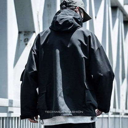 Techwear Cargo Utility Jacket