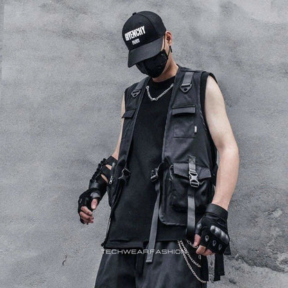 Techwear Cargo vest jacket