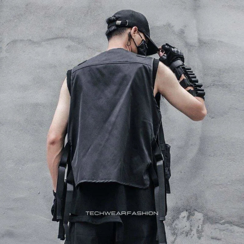 Techwear Cargo vest jacket