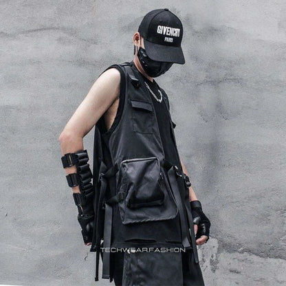 Techwear Cargo vest jacket