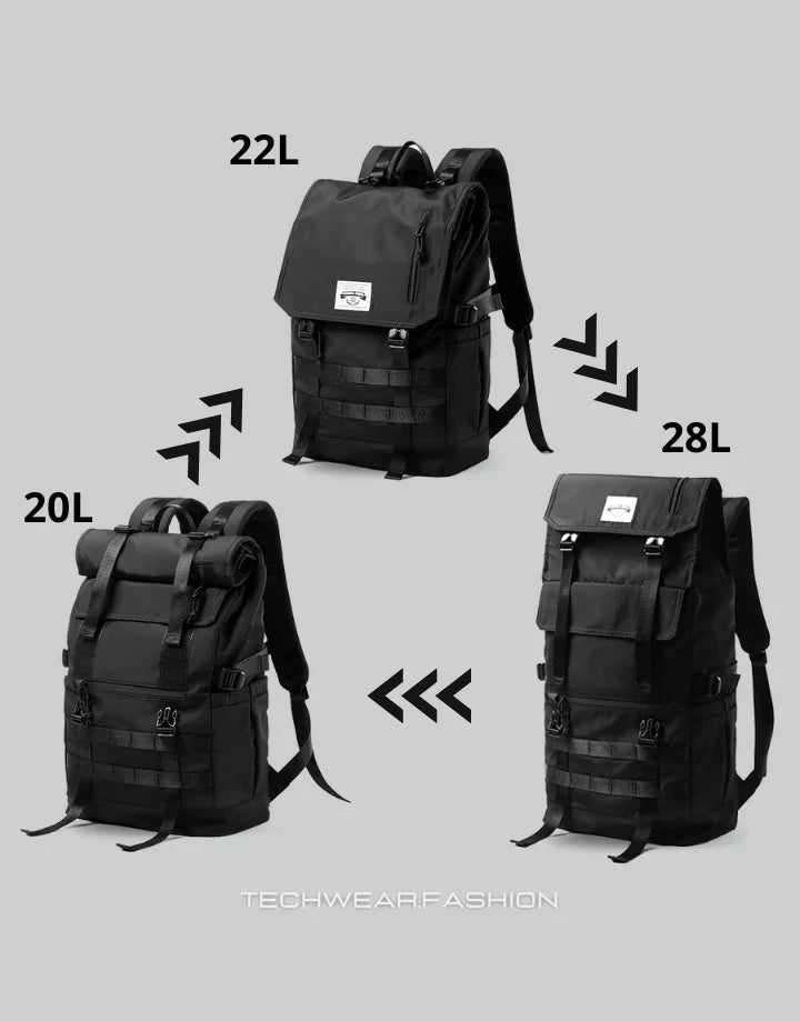 Techwear Convertible Tactical Backpack