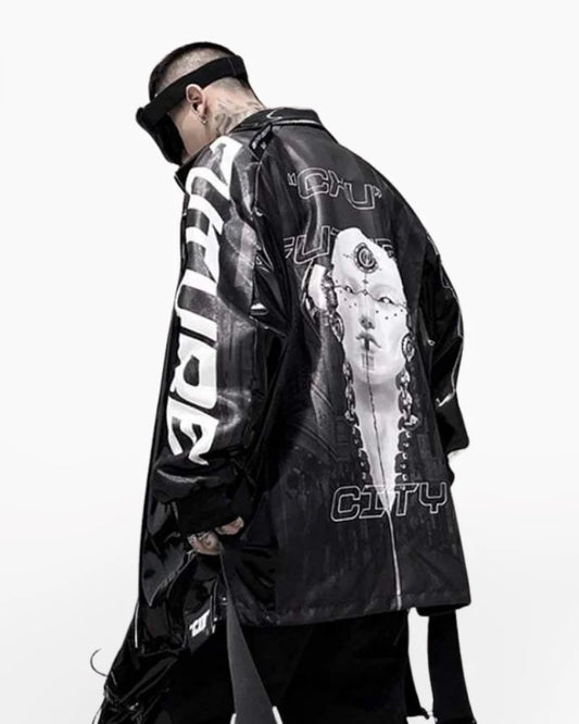 Techwear Cyberpunk Futuristic Jacket