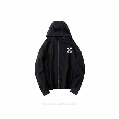 Techwear Devil Horn Hoodie