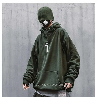 Techwear Double Hood Hoodie