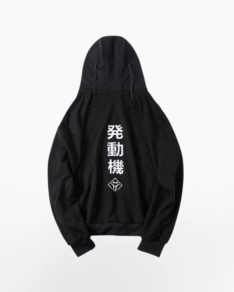 Techwear Double Hood Hoodie