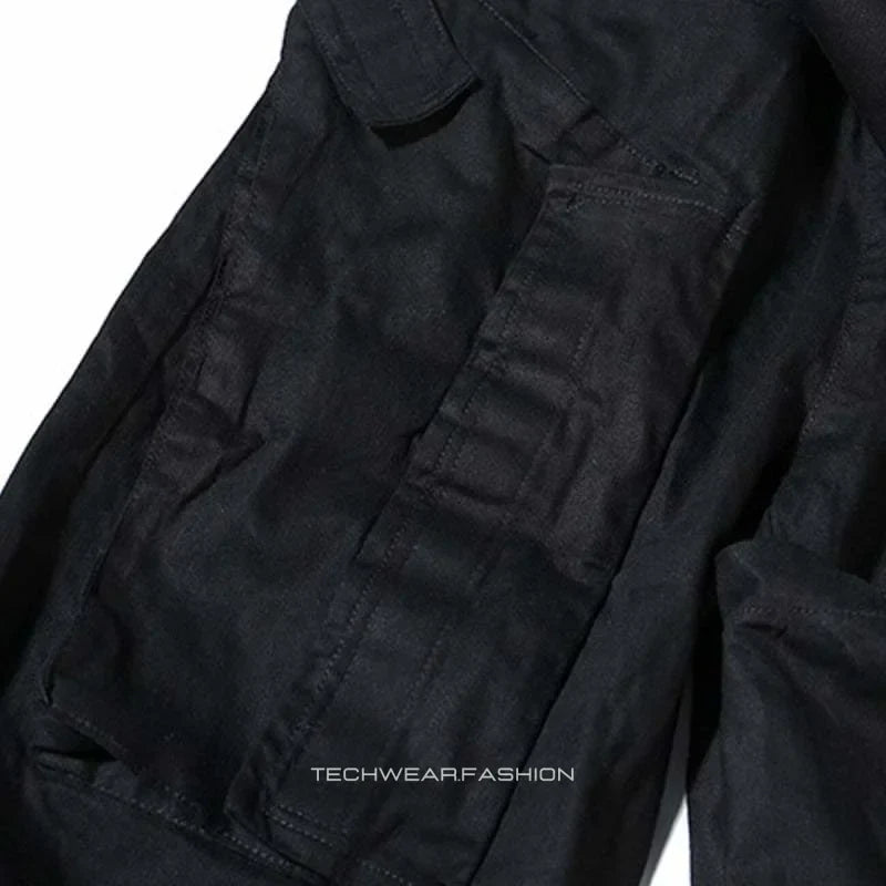 Techwear Drawstring cargo joggers