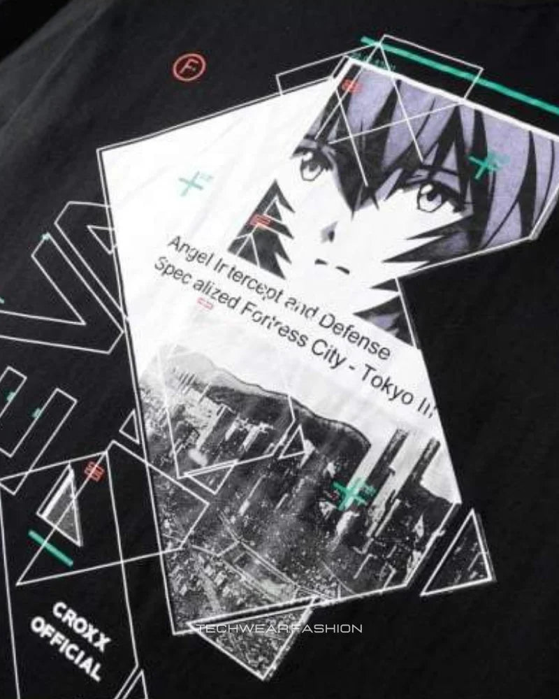 Techwear Evangelion t-shirt