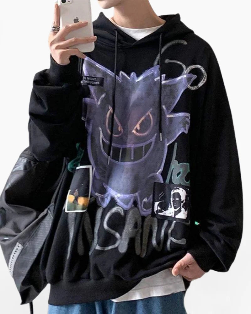 Techwear Gengar Hoodie