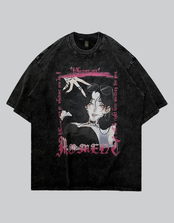 Techwear Goth Anime Shirt