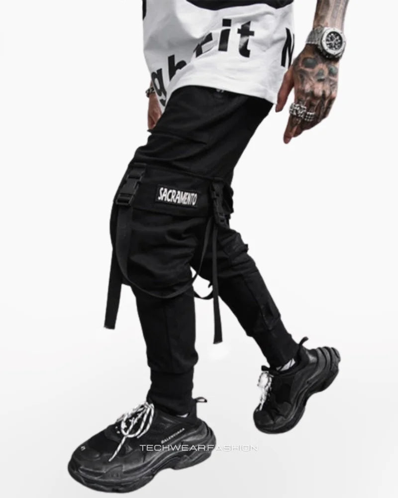 Goth cargo pants