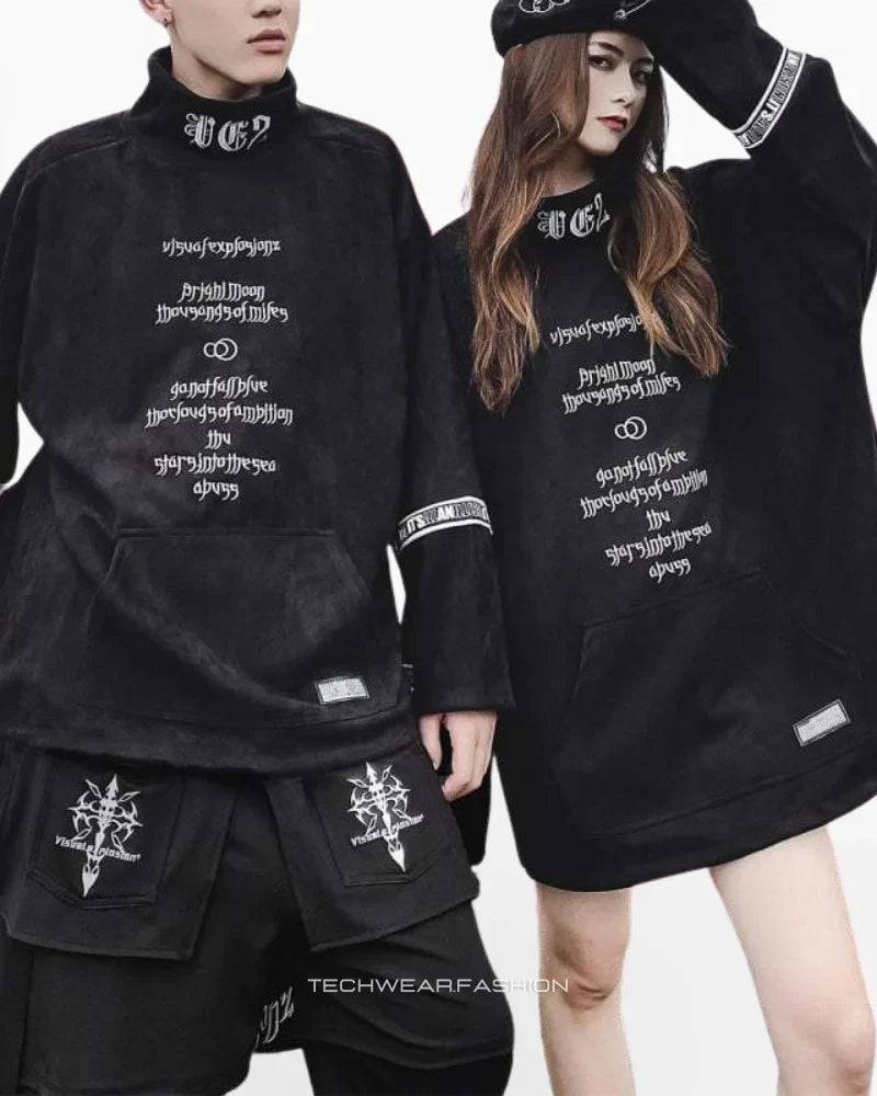 Techwear Goth Sweatshirt